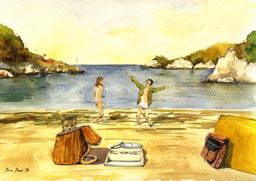 900x635 Moonrise Kingdom Painting By Juan Bosco - Moonrise Kingdom Painting