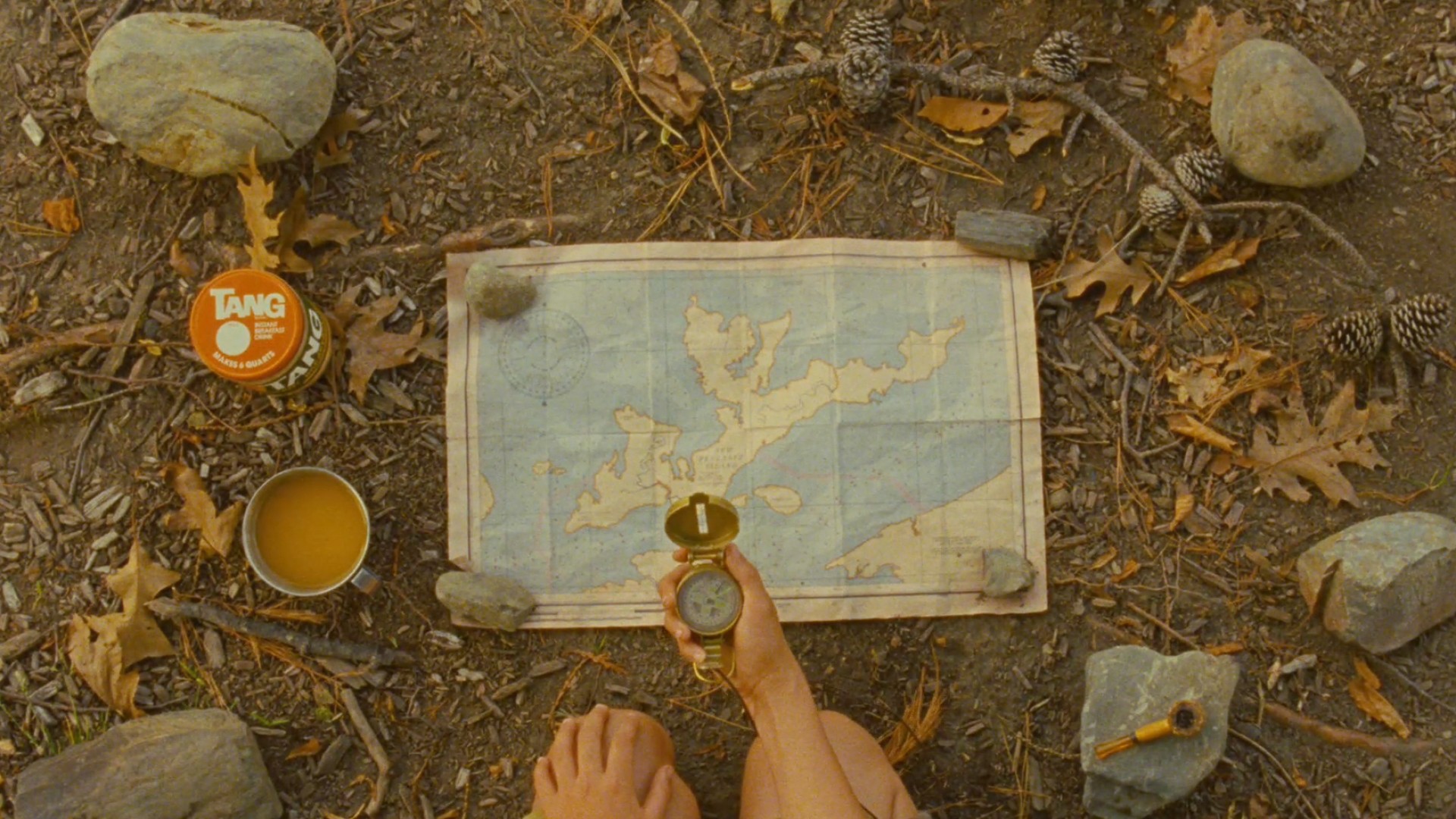 1920x1080 Map Of New Penzance In Moonrise Kingdom Catch A Falling Star - Moonrise Kingdom Painting