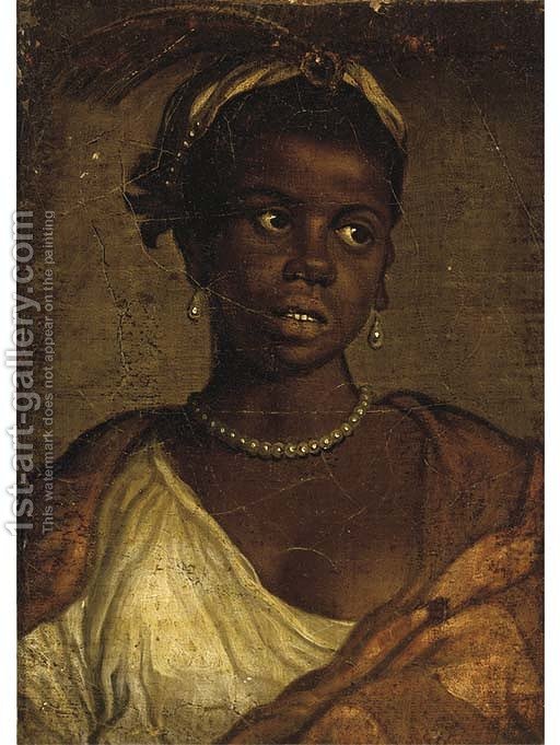 512x681 Portrait Of A Moorish Woman (After) Paolo Veronese (Caliari - Moorish Painting