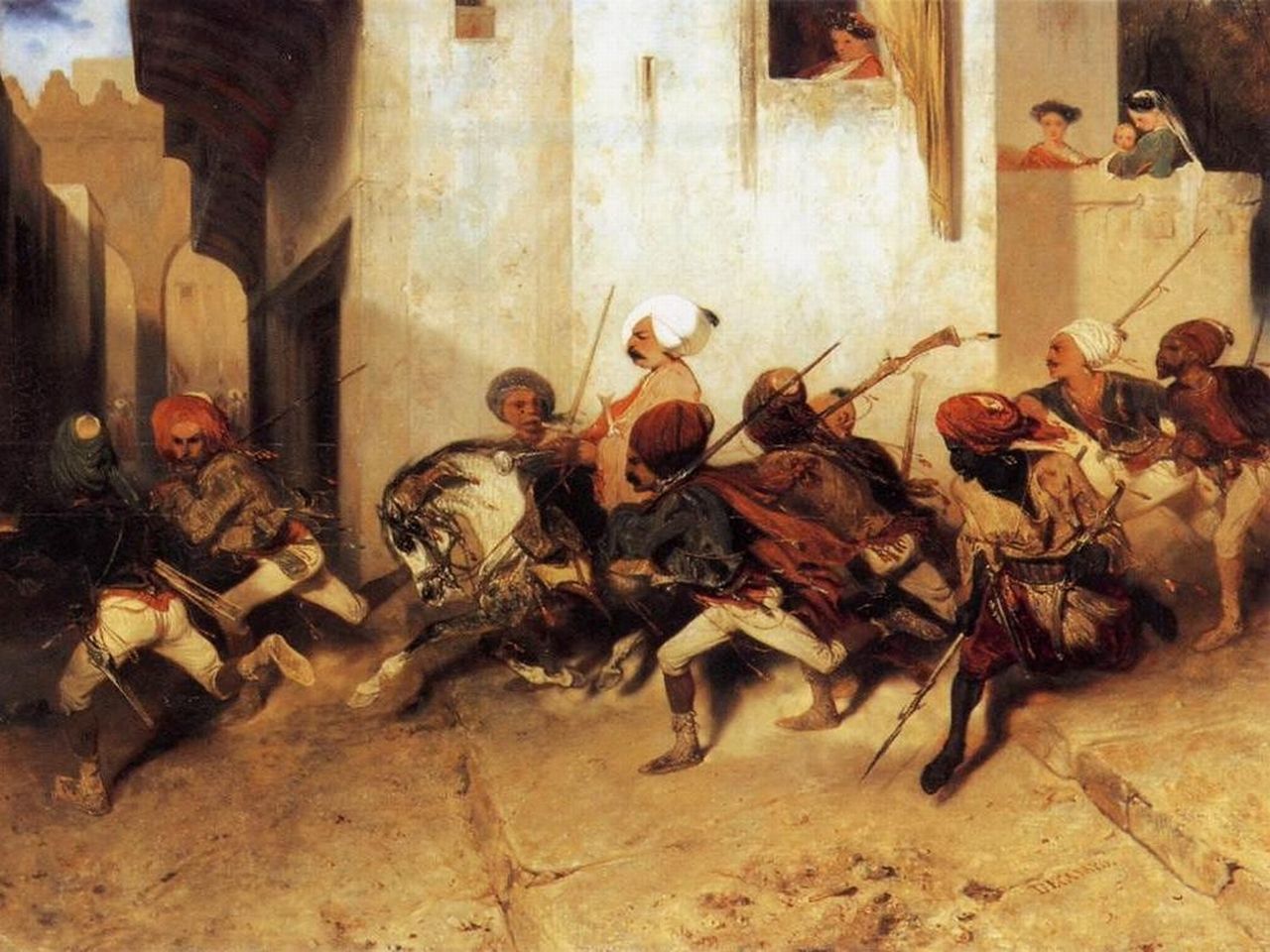 1280x960 Drawing Amp Painting Moorish Invasion Of Sardegna, Picture Nr. 39946 - Moorish Painting