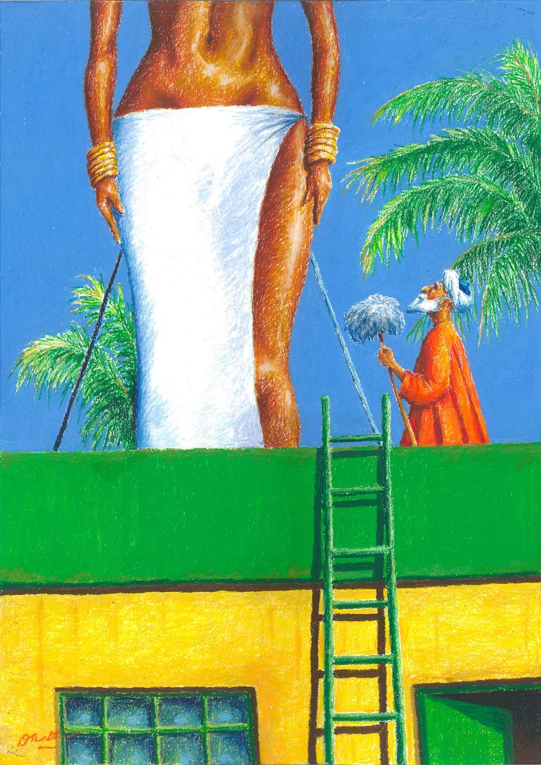 770x1089 Saatchi Art The Mop Painting By David Arthur - Mop Painting