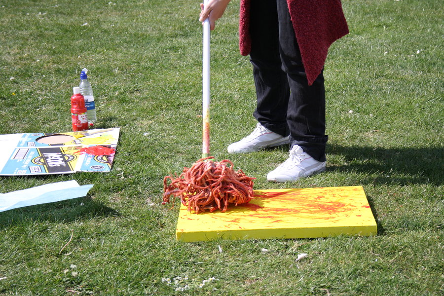 900x600 Mop Painting By Loobyloukitty - Mop Painting