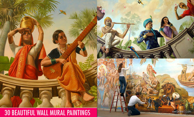 660x400 30 Beautiful Wall Mural Paintings For Your Inspiration - Moral Painting