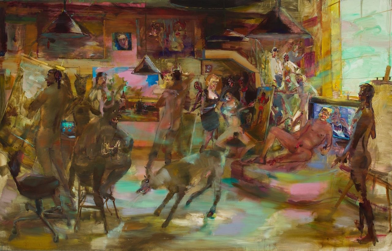 1280x820 Beer With A Painter Angela Dufresne Painting Studio - Moral Painting