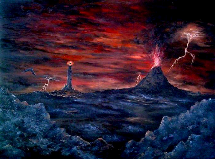 700x518 Mordor By Najuzaid - Mordor Painting