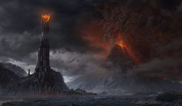 600x350 20 Mind Blowing And Well Executed Digital Matte Paintings - Mordor Painting
