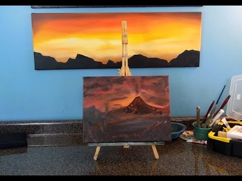 480x360 Mt Doommordor - Mordor Painting