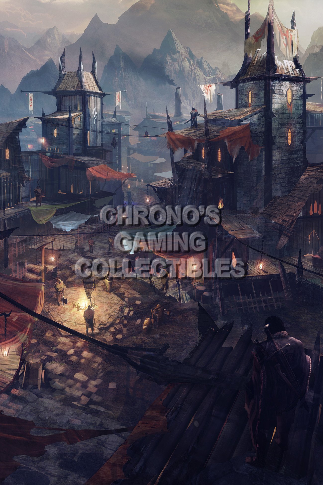 1299x1950 Shadow Of Mordor Video Games Poster Cgcposters - Mordor Painting