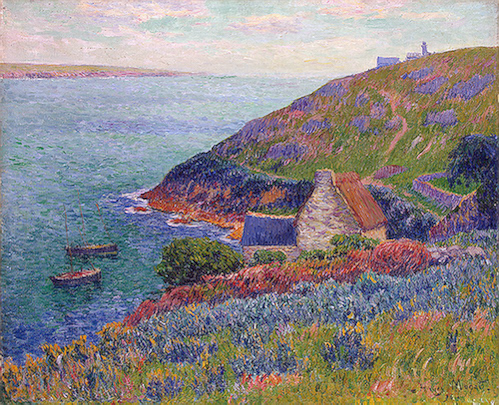 499x405 Henry Moret - Moret Painting