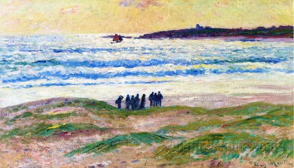 953x546 Coast Of Brittany - Moret Painting