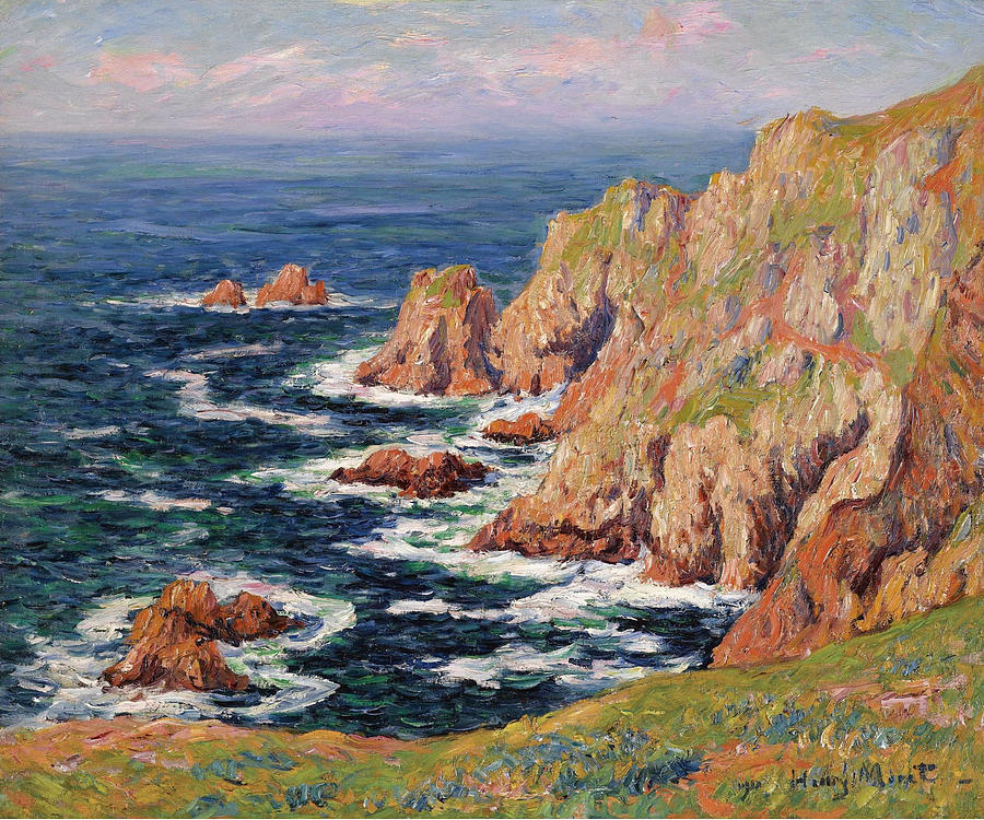 900x750 De Cote Sauvage Painting By Henry Moret - Moret Painting
