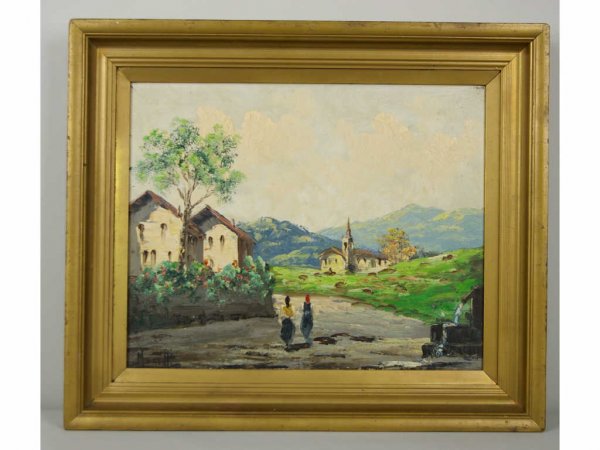 600x450 29 Vintage Painting Signed Moretti - Moretti Painting