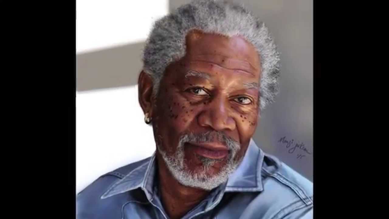 1280x720 Morgan Freeman Digital Painting - Morgan Freeman Painting