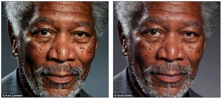 456x204 Why The Morgan Freeman Finger Painting Is Probably Not Fake - Morgan Freeman Painting