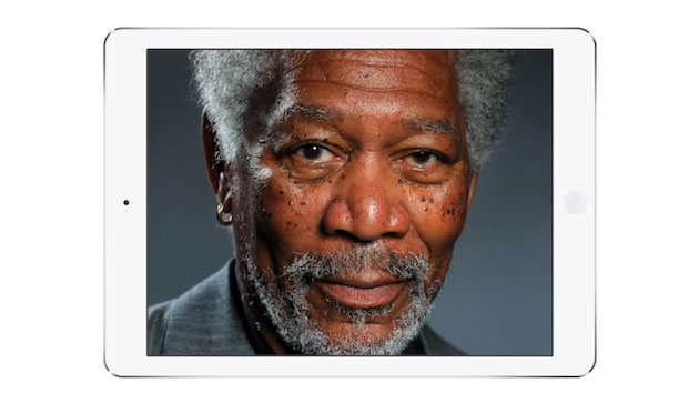 630x363 Ipad Art Morgan Freeman Finger Painting - Morgan Freeman Painting