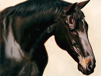 333x250 Hazel Morgan Fine Artist - Morgan Horse Painting