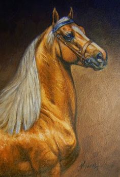 236x349 Morgan Horse Painting - Morgan Horse Painting