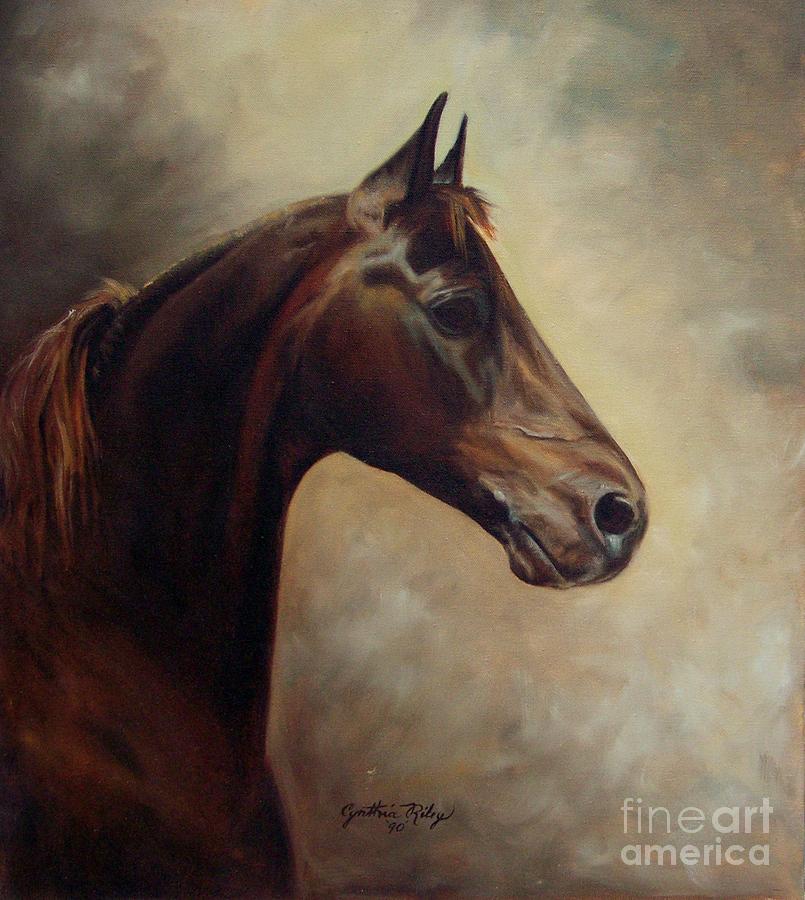 805x900 Morgan Horse Painting By Cynthia Riley - Morgan Horse Painting
