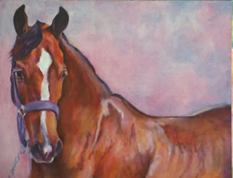 331x253 Beautiful Horses Of New York - Morgan Horse Painting