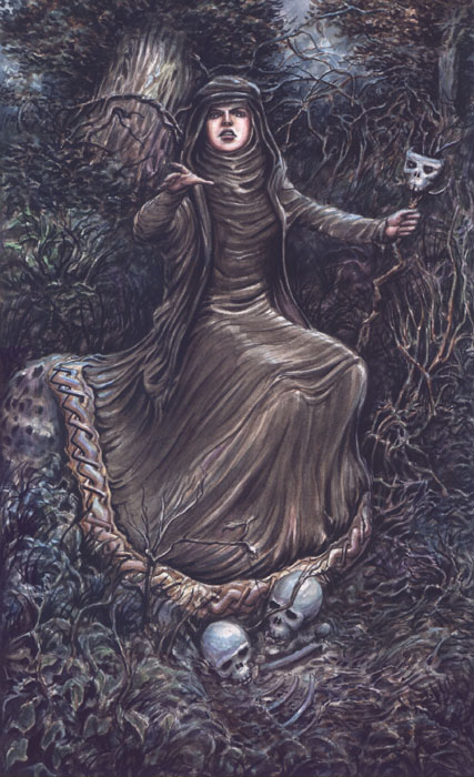 427x700 Morgan Le Fay By Mccracken - Morgan Le Fay Painting