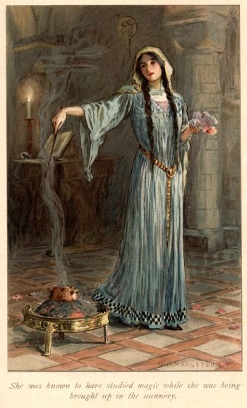 350x576 Mythes, Et Femmes Les Mille Visages De La Morgane - Morgan Le Fay Painting