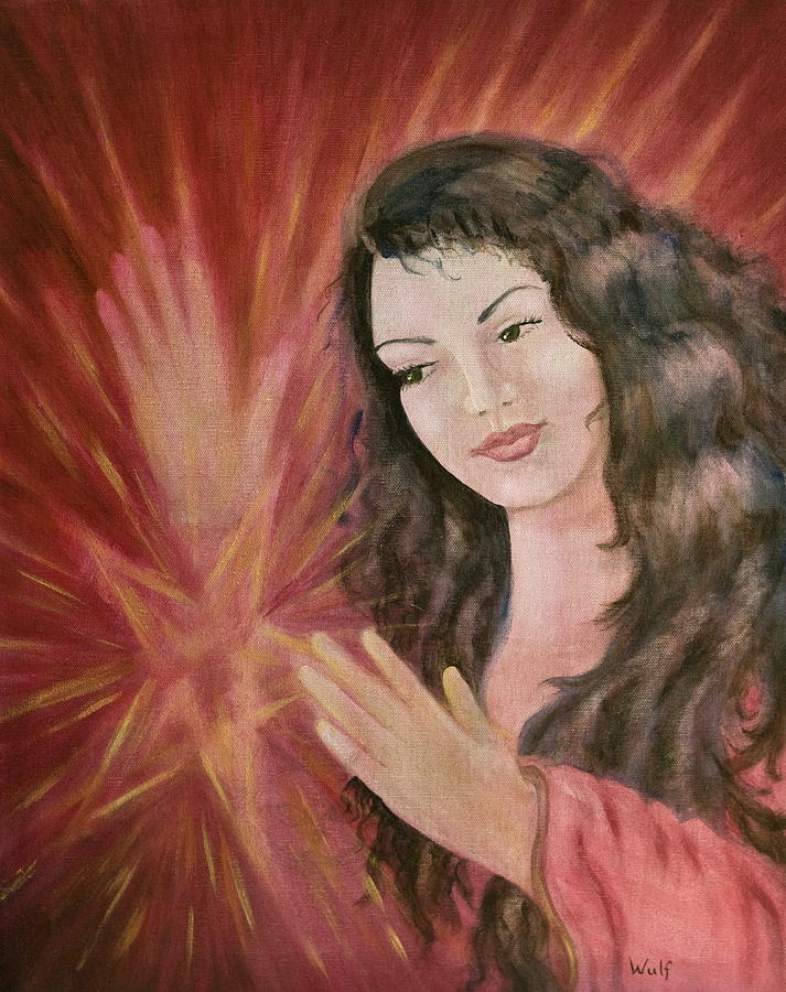 713x900 Magic - Morgan Le Fay Painting