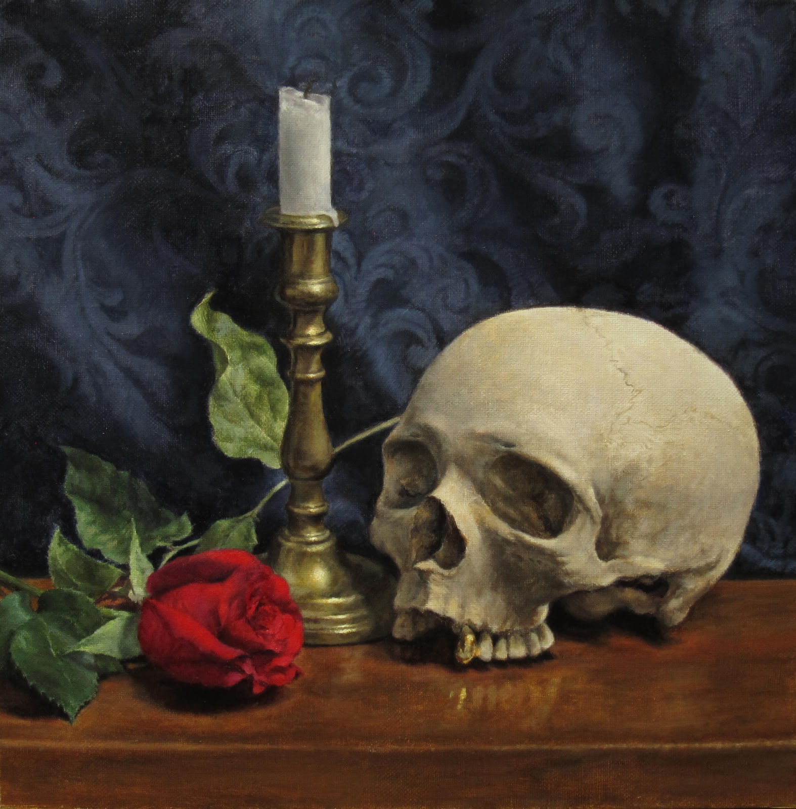 1574x1600 Walking On The Edge Memento Mori - Mori Painting
