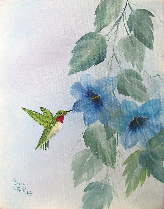 629x800 Untitled3 - Morning Glory Painting