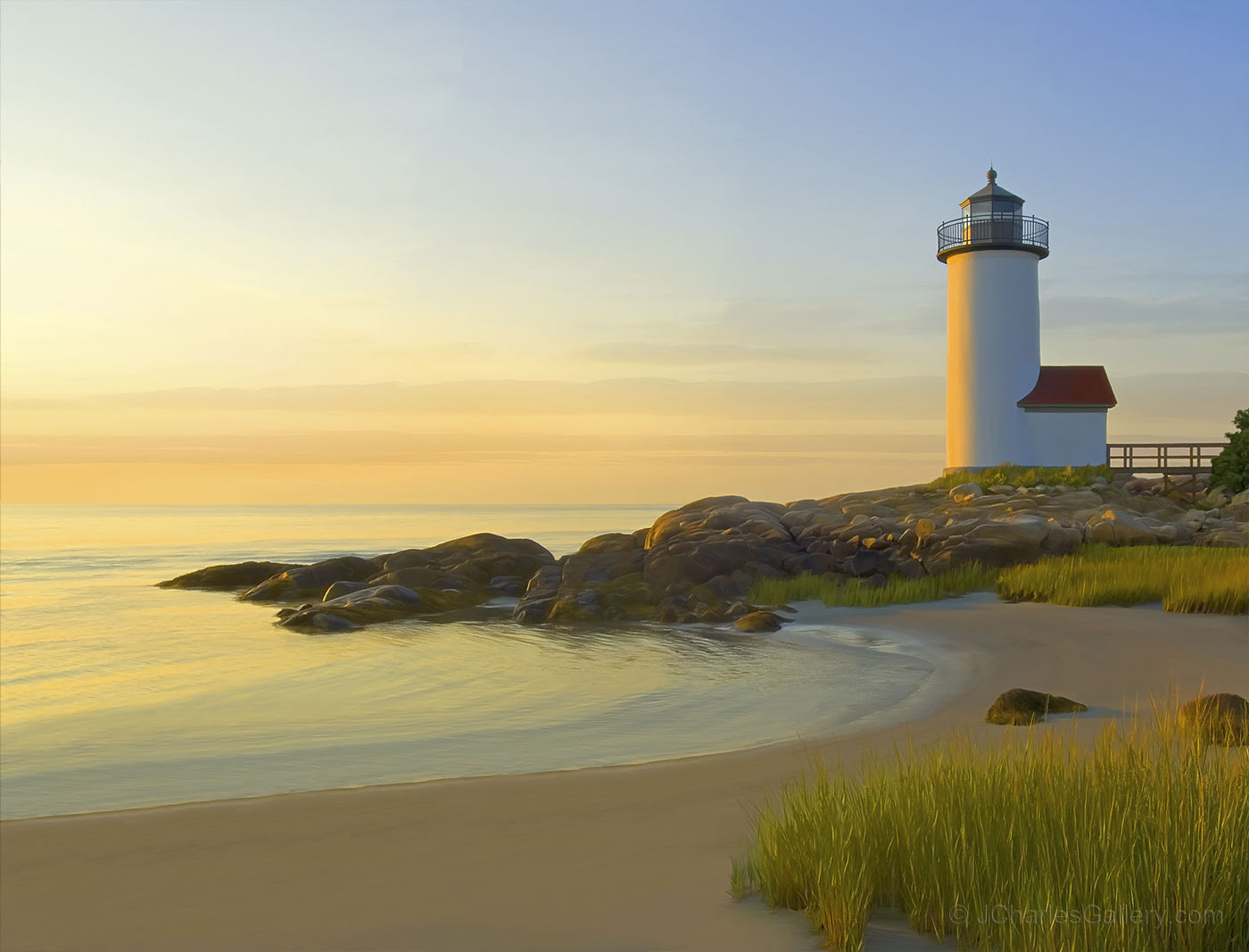 1400x1067 The Morning Light Painting By Artist J. Charles Featuring - Morning Light Painting