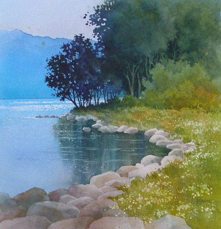 870x900 Good Morning Painting By Alexis Lavine - Morning Painting