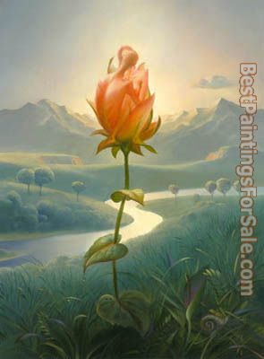 295x400 Vladimir Kush Morning Blossom Painting 50% Off - Morning Painting