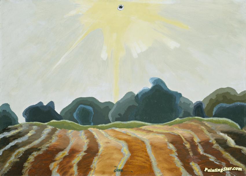 850x611 Morning Sun, 1935 Artwork By Arthur Dove Oil Painting Amp Art Prints - Morning Sun Painting