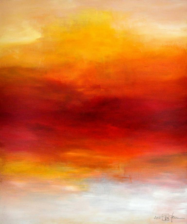 770x926 Saatchi Art As If The Morning Sun Enlightens The Sea Painting By - Morning Sun Painting