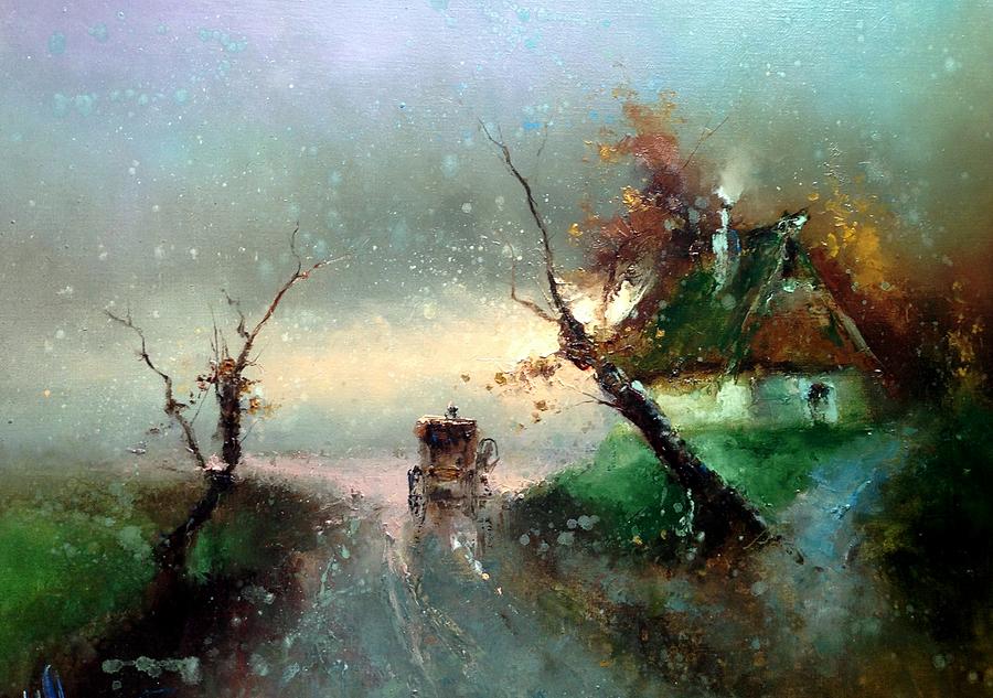 900x633 The Rays Of The Morning Sun Painting By Igor Medvedev - Morning Sun Painting