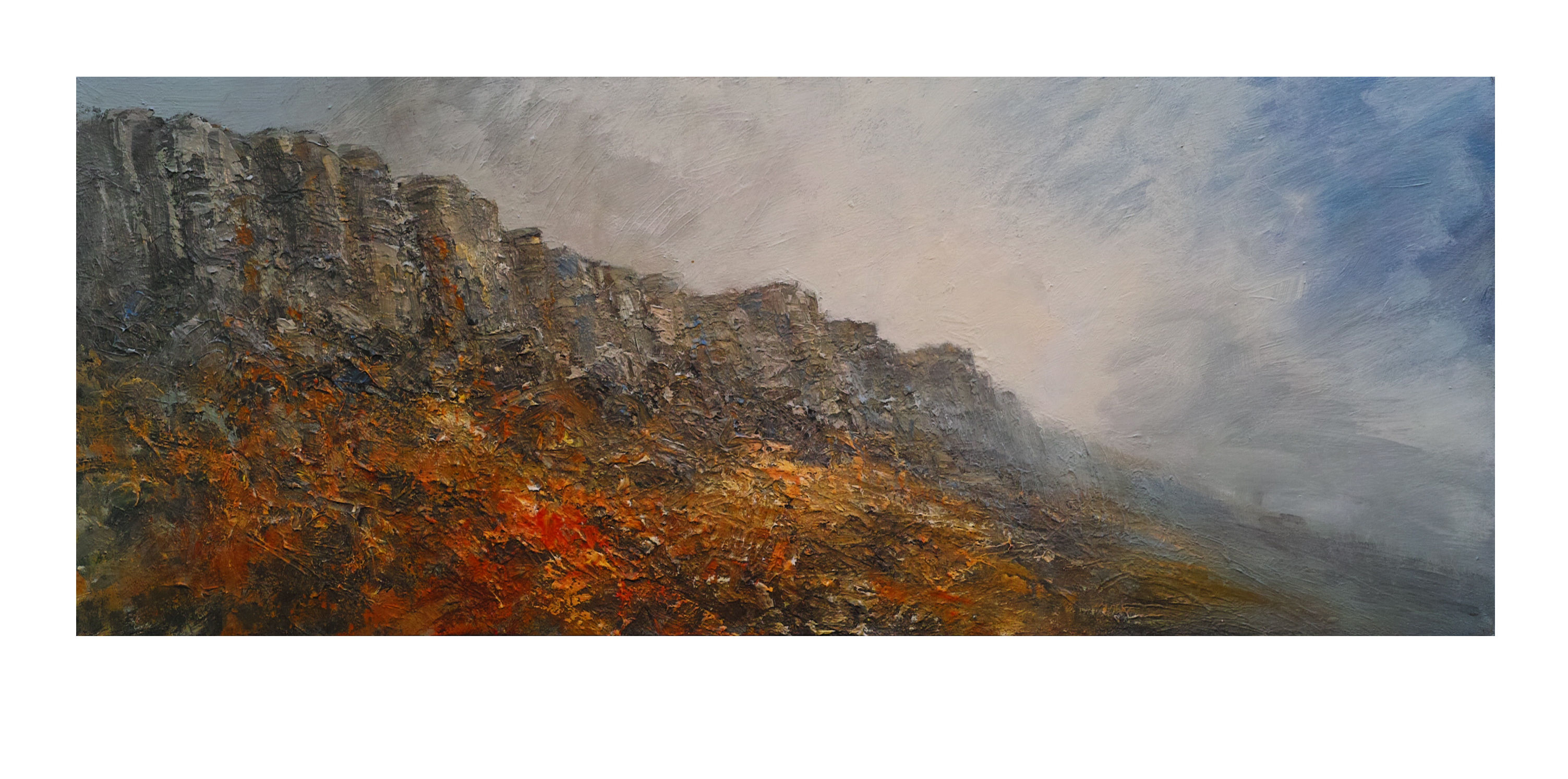 3006x1493 Kristan Baggaley Morning Sun. Stanage Edge Gallerytop - Morning Sun Painting