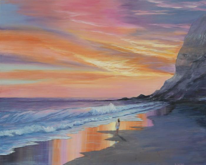 700x561 Painting - Morning Sunrise Painting