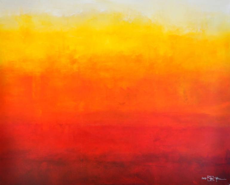 770x619 Saatchi Art The Poem That Took The Place Of A Sunrise Painting By - Morning Sunrise Painting