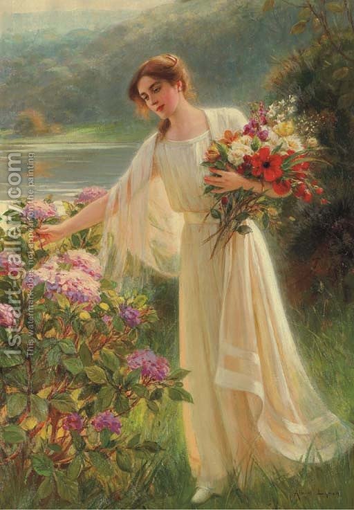 512x737 The Morning Walk Albert Lynch Reproduction 1st Art Gallery - Morning Walk Painting