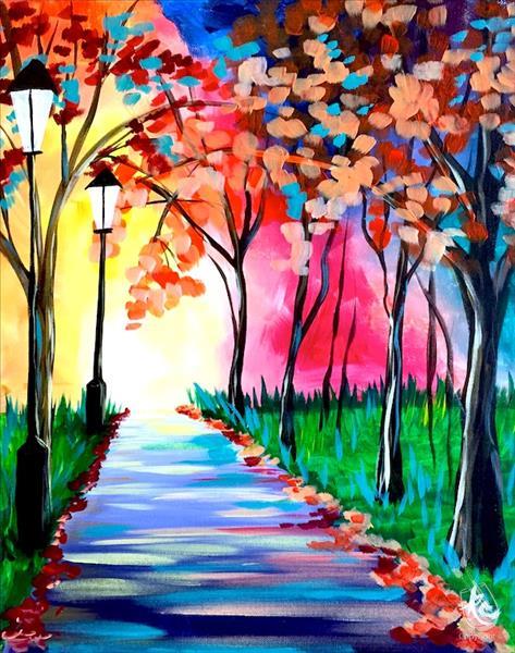 473x600 How To Paint Morning Walk - Morning Walk Painting