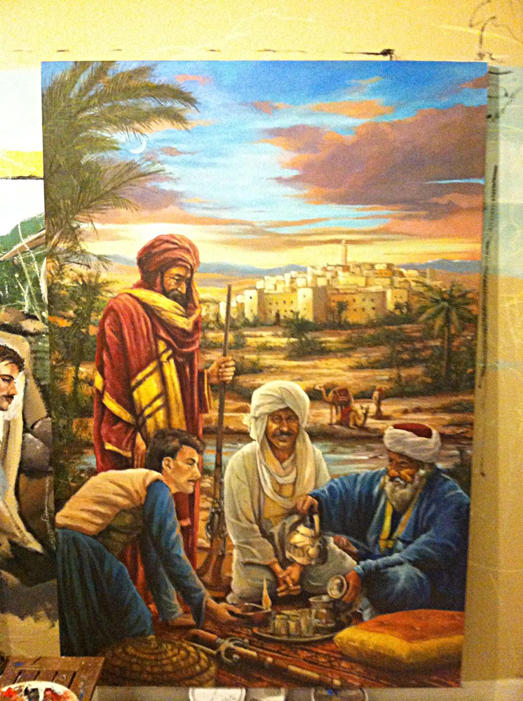 746x1000 Moroccan Painting Dream Walls - Moroccan Painting