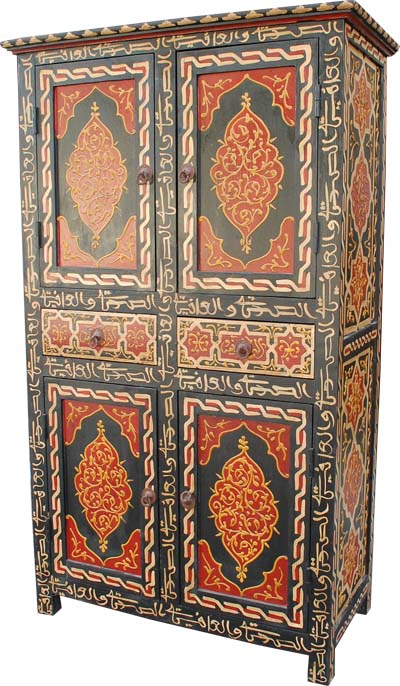 400x686 Moroccan Painted Furniture - Moroccan Style Painting