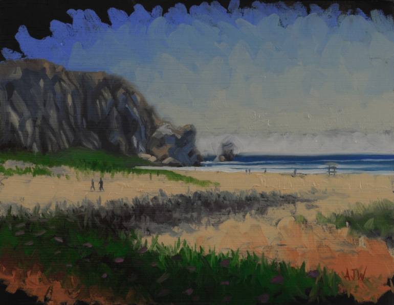 770x597 Saatchi Art Morro Bay Study (1) Painting By Adam Wexelblatt - Morro Bay Painting