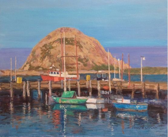 555x453 Carolyn Shockey, Morro Bay Art By Jeannie Palermo - Morro Bay Painting