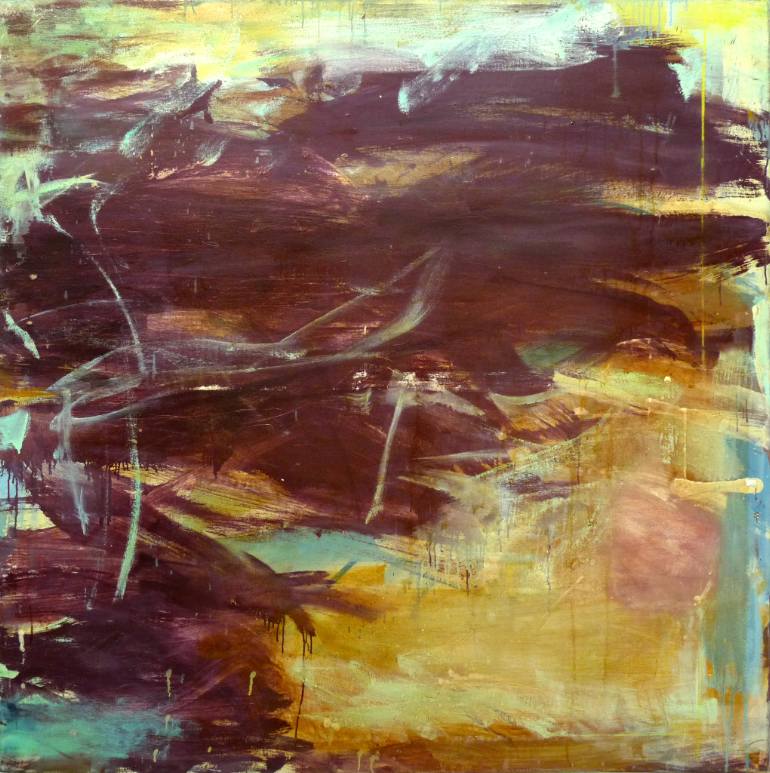 770x773 Saatchi Art Morse Code Painting By Robin Feld - Morse Painting