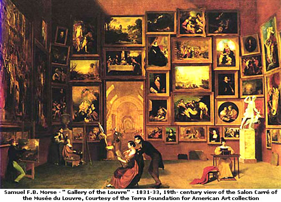 557x400 Samuel Morse's Painting Of The Louvre Art Knowledge News - Morse Painting