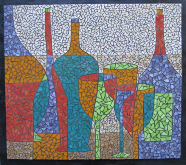 624x554 How To Price Mosaic Art How To Mosaic - Mosaic Painting