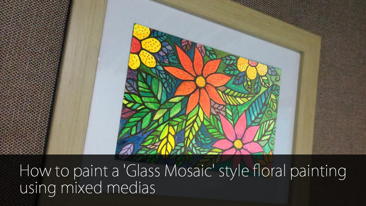 1280x720 How To Paint - Mosaic Painting