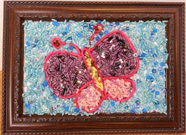 650x473 Hands - Mosaic Painting For Kids