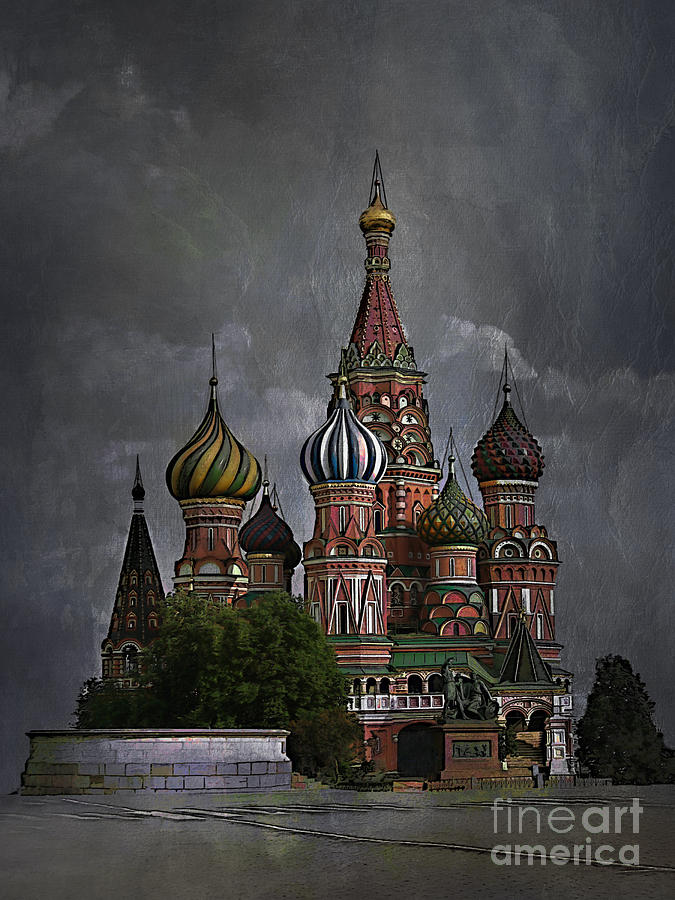 675x900 Moscow Painting By Andrzej Szczerski - Moscow Painting