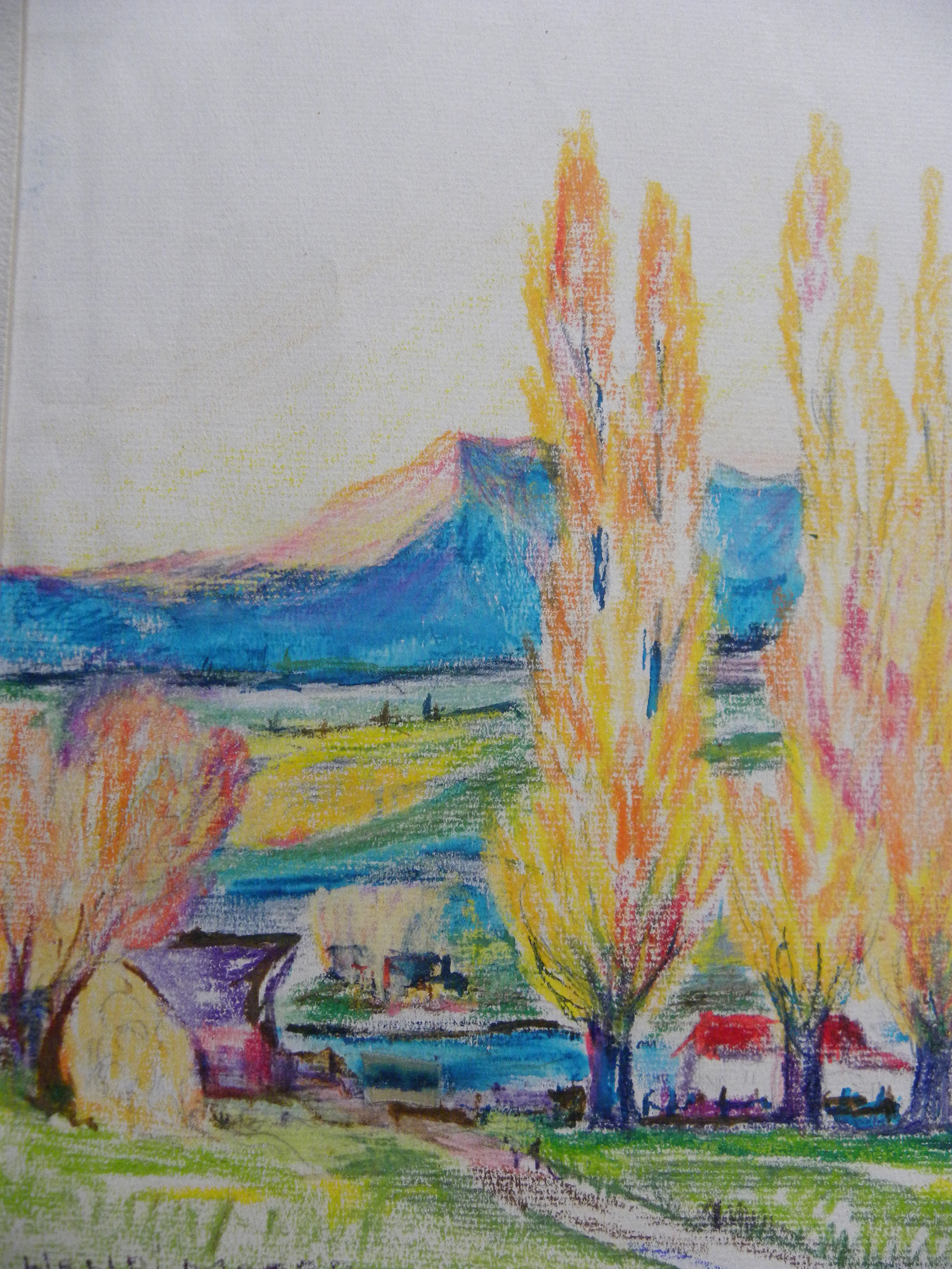 3000x4000 John Henri Moser, Utah Impressionistfauvist Tired Road Warrior - Moser Painting